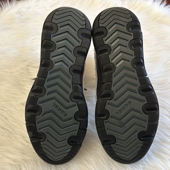 Sorel Women's Explorer II Joan Cozy Winter Boot In Black Sea Salt Size 9.5 - Picture 15 of 16